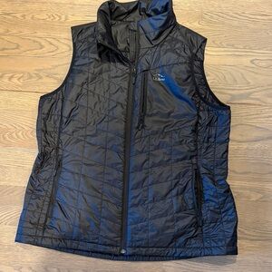 L.L. Bean Black Quilted Packable Vest